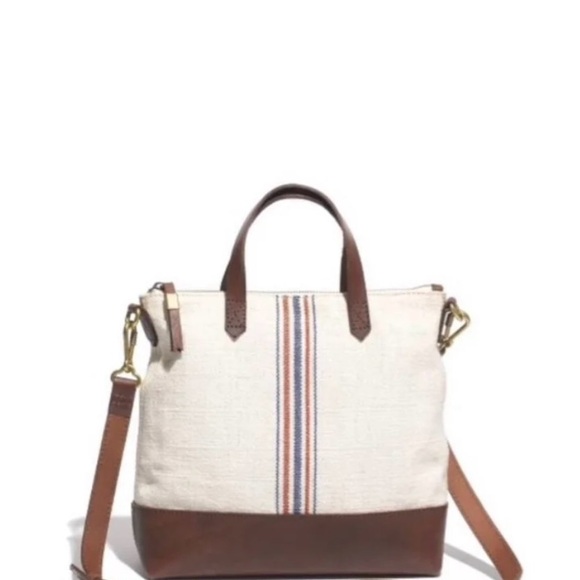 Madewell Canvas Striped Mini Transport - Picture 11 of 11